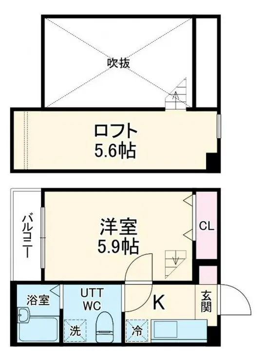 Ferris座間 1階階 間取り