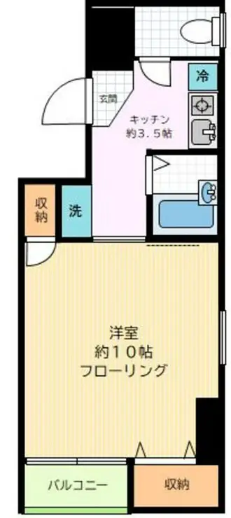 ひさとみビル 4階階 間取り