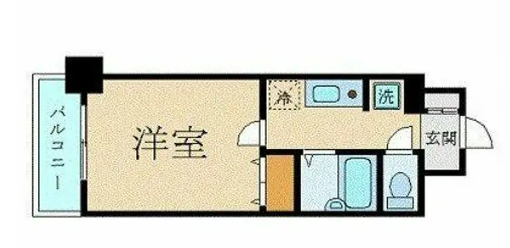 ドエルイン月島 5階階 間取り