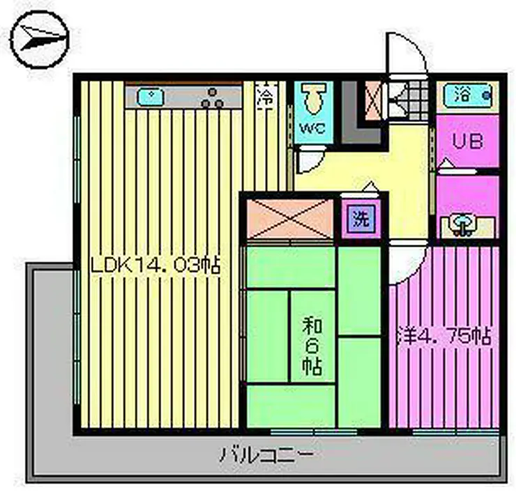 さくらヴィレッジ 2階階 間取り