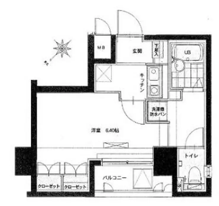 アイル池袋・North 3階階 間取り
