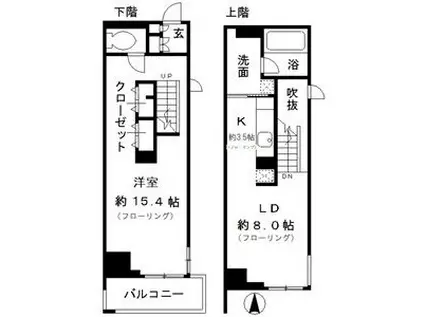 レジディア東桜II(1LDK/9階)の間取り写真