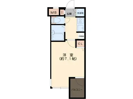 アーバイル本郷東大前(1K/6階)の間取り写真