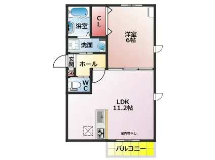 メゾン グランツ(1LDK/3階)の間取り写真