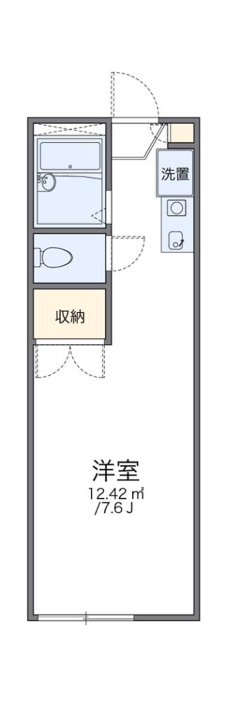 レオパレス ナップアネックス(1K/2階)の間取り写真