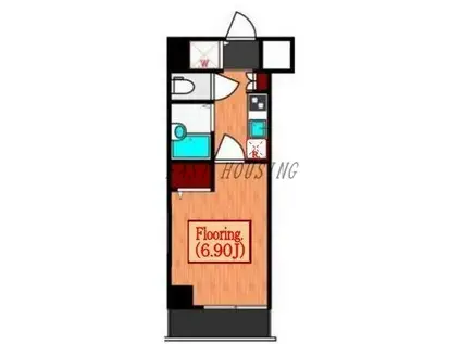 トーシンフェニックス笹塚駅前弐番館(1K/5階)の間取り写真