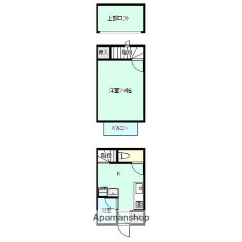 CERES鳴海本町(1DK/1階)の間取り写真