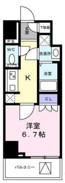 エムフラット秋葉原(1K/3階)の間取り写真