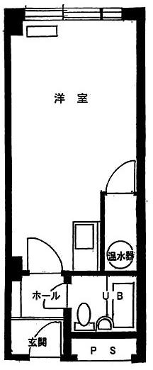 フラーテ札幌(ワンルーム/10階)の間取り写真