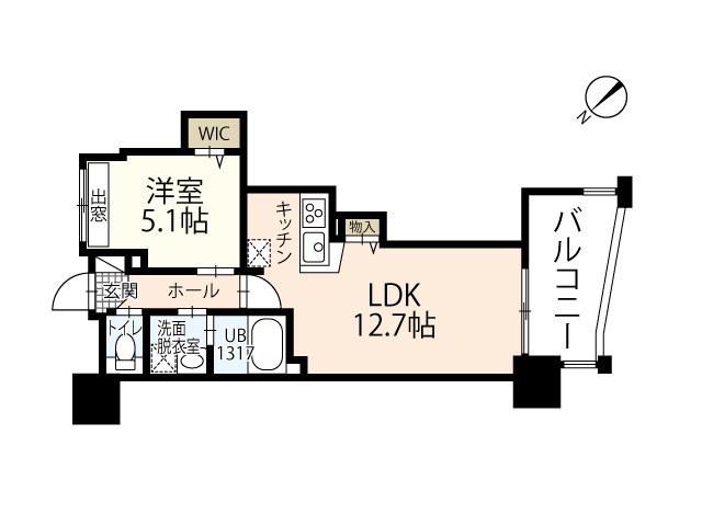 LE AVANTE(1LDK/3階)の間取り写真