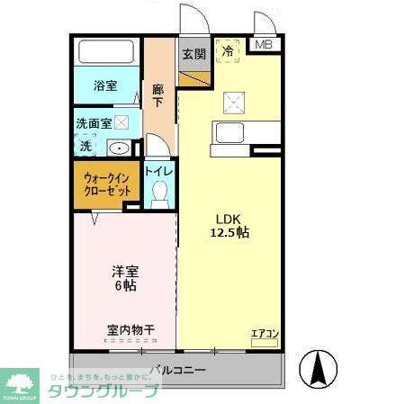 サンシャインII(1LDK/1階)の間取り写真