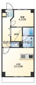 LIEN BON CHANCE(1LDK/5階)の間取り写真