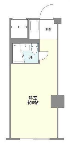 東中野アパートメンツ(ワンルーム/7階)の間取り写真