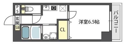 ロイヤルクイーンズパーク関目(1K/3階)の間取り写真