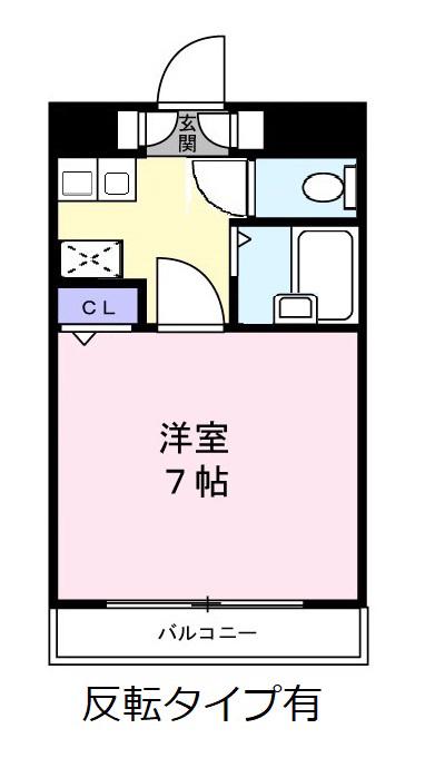 グレイス青山(1K/3階)の間取り写真
