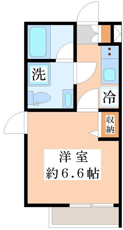 HOUSING STAGE DAITA(1K/B1階)の間取り写真