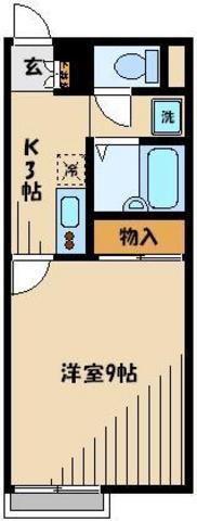 レオネクストしうん(1K/1階)の間取り写真