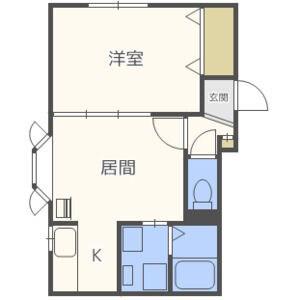 スティブル23(1LDK/2階)の間取り写真