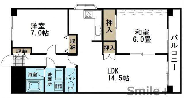 アートアベニュー(3LDK/3階)の間取り写真