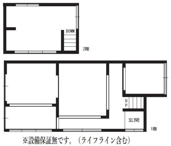 ぼっくい倉庫(ワンルーム/1階)の間取り写真