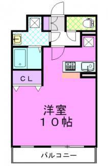 大島マンション2(1K/2階)の間取り写真
