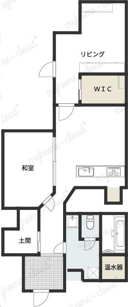 AMCO二日町ビル(1LDK/5階)の間取り写真