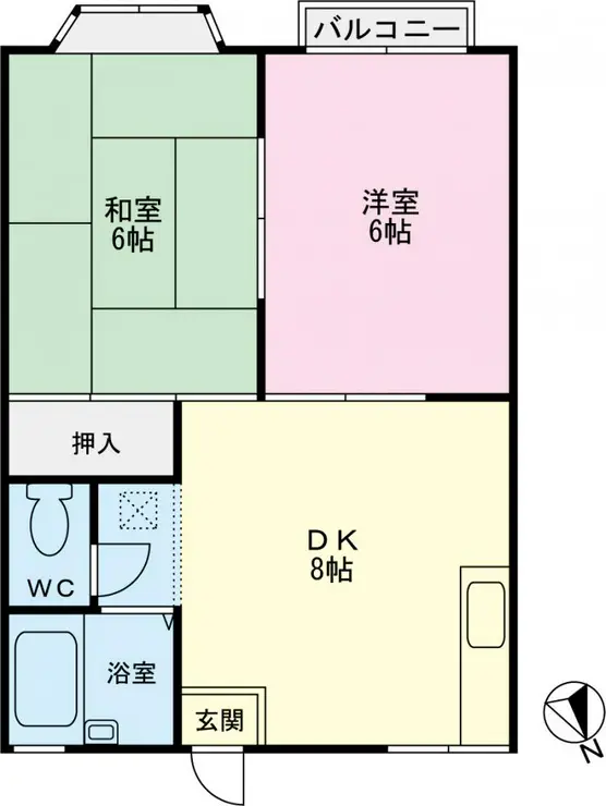 ガーデン欅 2階階 間取り
