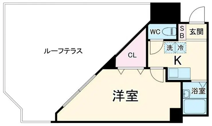 スペースアメニティ梶が谷1丁目 7階階 間取り