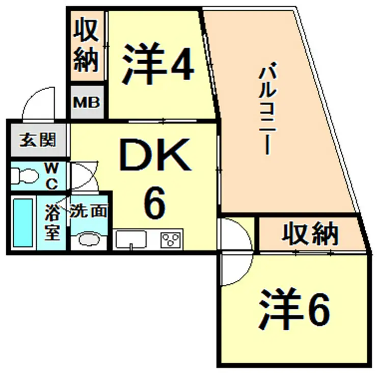 クラッサ目黒かむろ坂 5階階 間取り