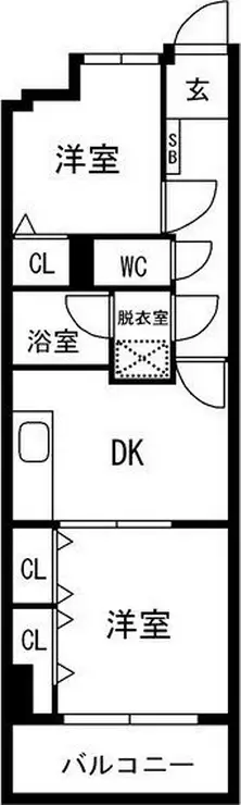 日神パレステージ豊玉第2 2階階 間取り