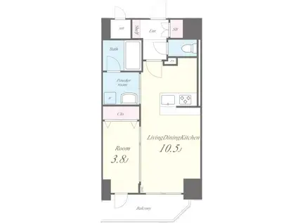 メゾンレクト(1LDK/5階)の間取り写真