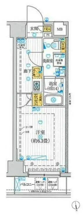 プレール・ドゥーク大森II 2階階 間取り