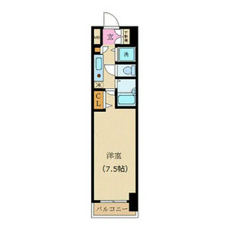 カスタリア新宿 5階階 間取り