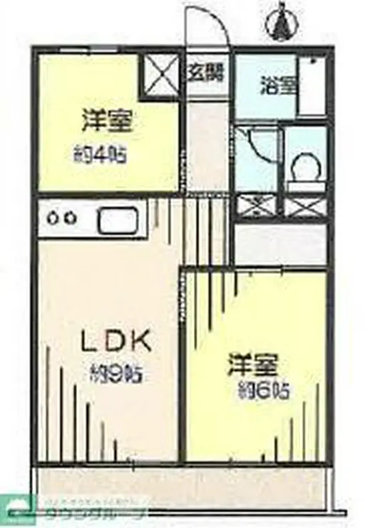 ライオンズマンション西荻窪第2 3階階 間取り