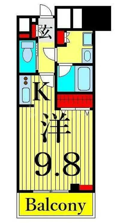 サンクレール荒川ブランガーデン 10階階 間取り
