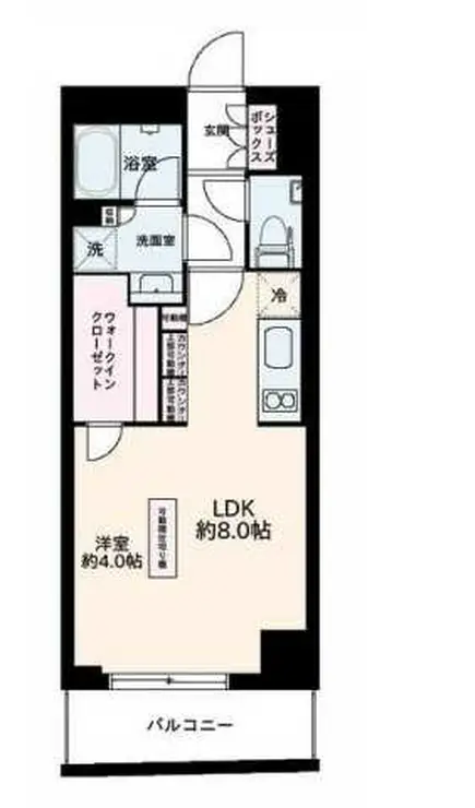 デュオステージ中野 5階階 間取り