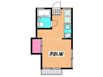 コーポN(ワンルーム/2階)の間取り写真