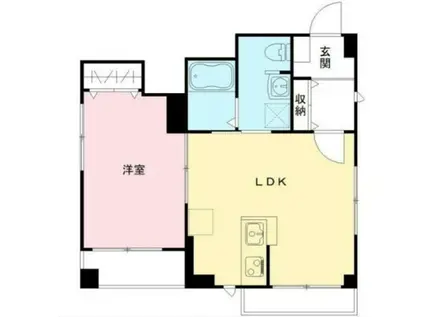 エラーブル上原(1LDK/2階)の間取り写真