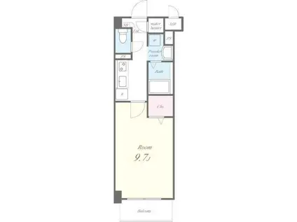 サンテアネックス(1K/2階)の間取り写真