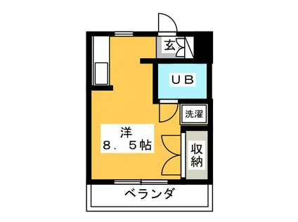 シティホームズ要町(ワンルーム/3階)の間取り写真