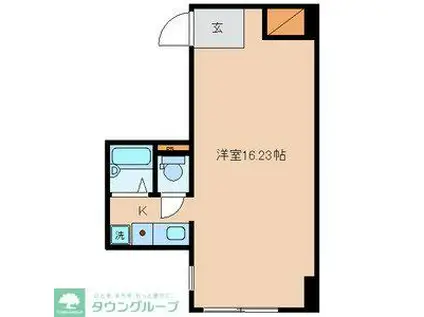 LXS室町(ワンルーム/2階)の間取り写真