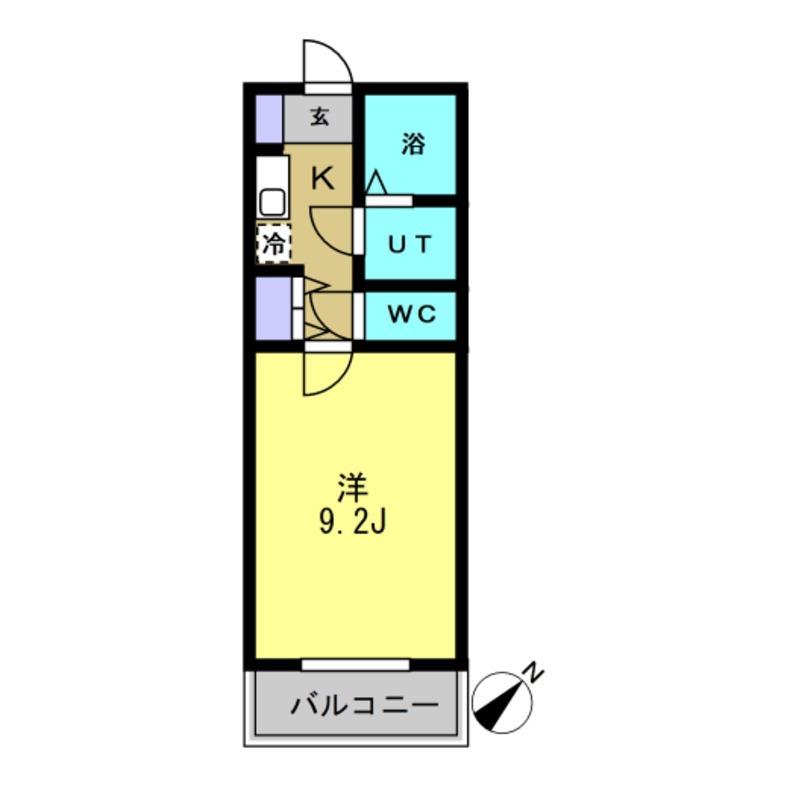 SMILE ITO(1K/1階)の間取り写真