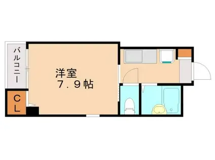 グラン山下(1K/1階)の間取り写真