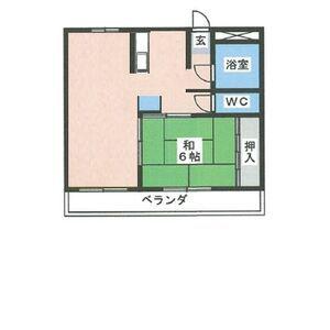 近藤マンション(1LDK/5階)の間取り写真