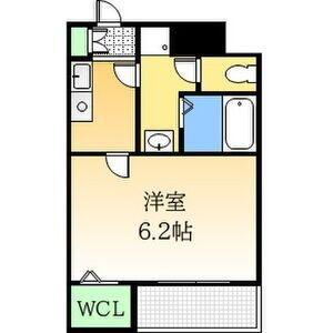 サンパレス都島(1K/4階)の間取り写真