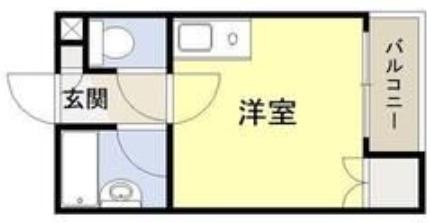 グランコーポ我孫子(ワンルーム/3階)の間取り写真
