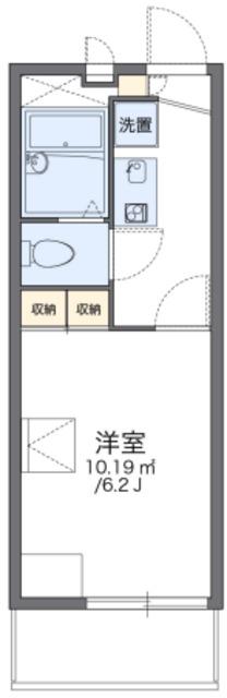 レオパレスレオパオラ(1K/3階)の間取り写真