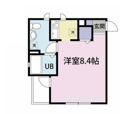 アイショウパルハウス東品川(1K/3階)の間取り写真