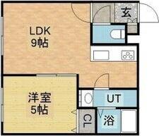TSCLASS栄通(1LDK/4階)の間取り写真