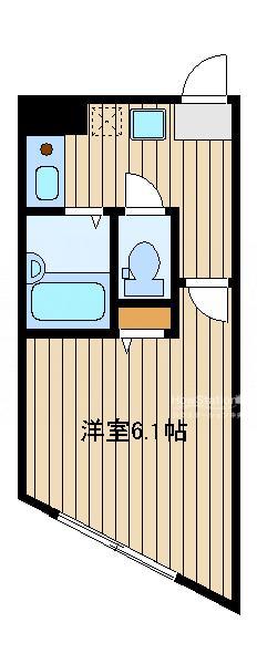 レイフラット東武練馬(1K/2階)の間取り写真